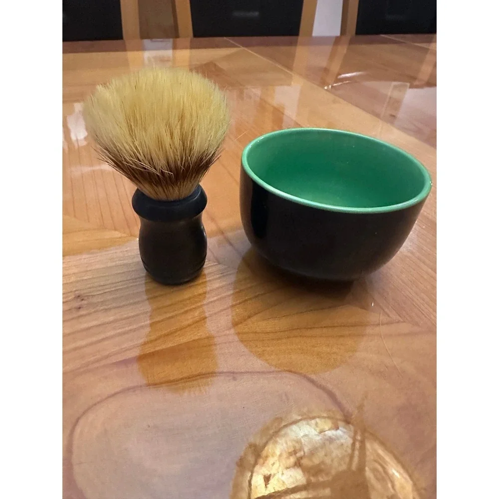 Edwin Jagger‎ Wet Shaving Kit Safety Razor 40 Blades Brush and Ceramic Bowl Set